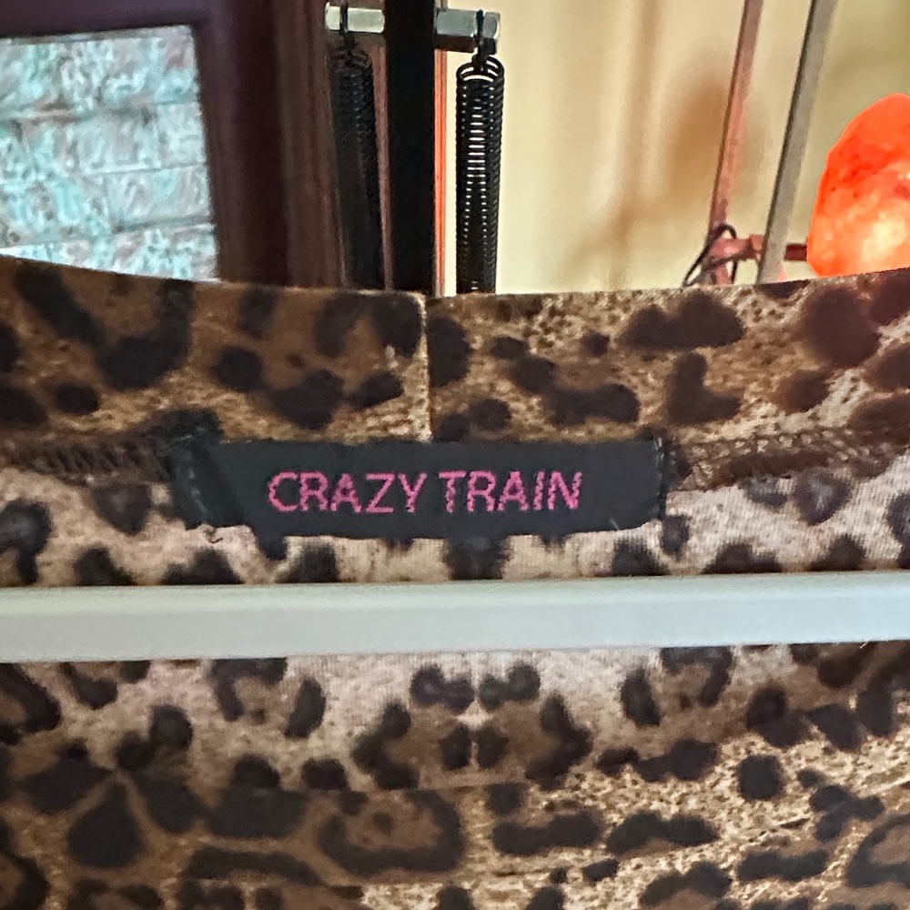 Crazy Train Leopard Print Top - image 2